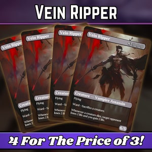 Vein Ripper - Proxy - Serie de arte mágico de fantasía personalizado - Proxies personalizados con arte completo - Commander Staples - ¡Cartas para tus mazos favoritos!