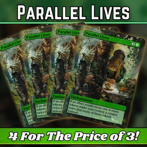 Vidas paralelas - Proxy - Serie de arte mágico y fantástico personalizado - Proxies personalizados con arte completo - ¡Un gran regalo! - ¡Tarjetas para tus mazos favoritos!