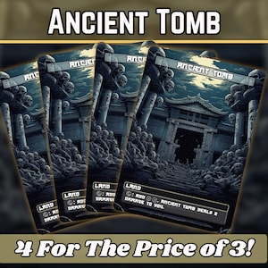Tumba Antiga - Proxy - Série de Arte Japonesa Personalizada - Proxies Mágicos Personalizados com Arte Completa Exclusiva - Cartas de Alta Qualidade para seus decks favoritos!