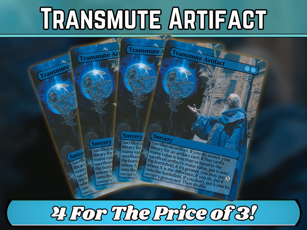 Transmute Artifact - Proxy - Custom Magic Fantasy Art Series