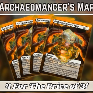 Mapa del Arqueomante - Proxy - Serie de arte mágico y fantástico personalizado - Proxies personalizados con arte completo - ¡Cartas de alta calidad para tus mazos favoritos!