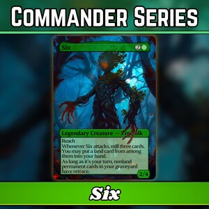Six - Proxy - Classic Commander Series - Full-art custom Magic-proxy's - Hoge kwaliteit kaarten voor je favoriet