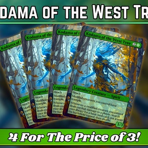 Kodama of the West Tree - Proxy - Custom Magic Fantasy Art Series - Full-art custom proxy's - Geweldig cadeau - Kaarten voor je favoriete decks!