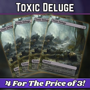 Toxic Deluge - Proxy - Custom Magic Fantasy Art Serie - Full-Art Custom Proxys - Perfektes Geschenk - Karten für Ihre Lieblingsdecks!