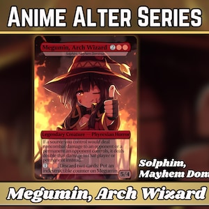 Megumin, Arch Wizard // Solphim, Mayhem Dominus - Proxy - Anime Altered Series - Des cartes de qualité pour vos decks préférés !