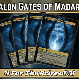 Talon Gates of Madara - Proxy - Serie de arte de fantasía personalizado - Proxies personalizados con arte completo - Gran regalo - ¡Tierras básicas para tus mazos favoritos!
