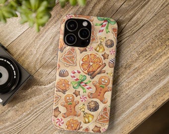 Fundas flexibles navideñas, fundas navideñas para teléfono, protectores festivos para smartphones, accesorios navideños, fundas alegres para dispositivos