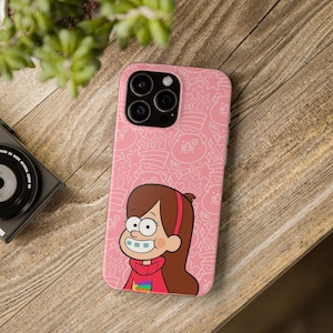 Coque de portable Mabel Design Gravity Falls, pour téléphones 16 Pro Max, 15 Pro Max, 14 Plus, 13, 12, 11, XR et Samsung S23 Plus, S23 Ultra, S21, S20