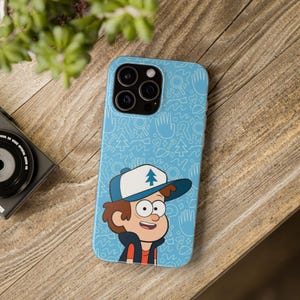 Coque de portable Gravity Falls Dipper Design, pour téléphones 16 Pro Max, 15 Pro Max, 14 Plus, 13, 12, 11, XR et Samsung S23 Plus, S23 Ultra, S21, S20