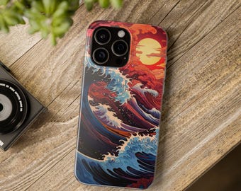 Funda con diseño marino para iPhone 16 Pro Max, 15 Pro Max, 14 Plus, 13, 12, 11, XR y Samsung S23 Plus, S23 Ultra, S21, S20