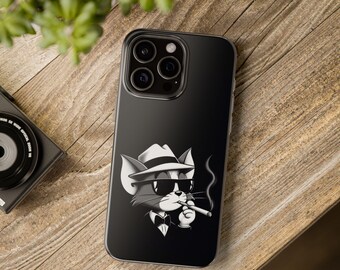Funda con diseño de Tom Godfather para iPhone 16 Pro Max, 15 Pro Max, 14 Plus, 13, 12, 11, XR y Samsung S23 Plus, S23 Ultra, S21, S20