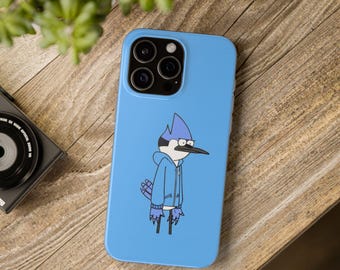 Funda con diseño de Mordecai para iPhone 16 Pro Max, 15 Pro Max, 14 Plus, 13, 12, 11, XR y Samsung S23 Plus, S23 Ultra, S21, S20