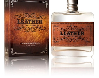 Colonia para hombre LEATHER Private Reserve - Por Tru Fragrance - Vaporizador 3.4oz - NUEVO
