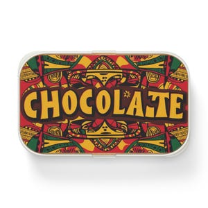 Chocolate Pattern Bento Lunch Box, Eco-Friendly Food Container, Meal Prep Box, Back to School Supplies, Gift for Foodies, Picnic Essential