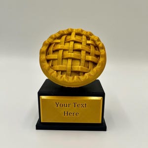 Pie Trophy Baking Competition Award
