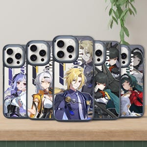 Zenless Zone Zero 33 personnages Asaba Harumasa Hugo Viad Yixuan Ju Fufu Hoshimi Miyabi ZZZ Coque de téléphone pour iPhone Samsung et Galaxy