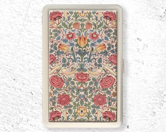 7日間用ピルボックス - セラミックピルケース - 花柄デザイン