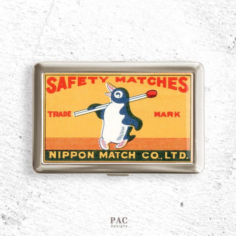 Matches Design Metal Matches Case - Etsy