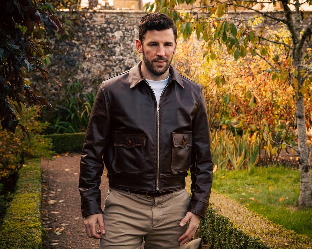 Vintage Men Leather Jacket A2 - Etsy Vintage Men Leather Jacket A2 - Etsy
