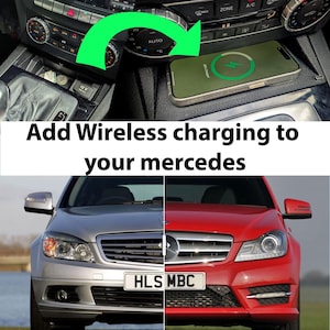 Chargeur sans fil W204 Chargeur Mercedes classe C Chargeur sans fil c63 Mercedes coupé w207 Mercedes apple carplay Mercedes android auto