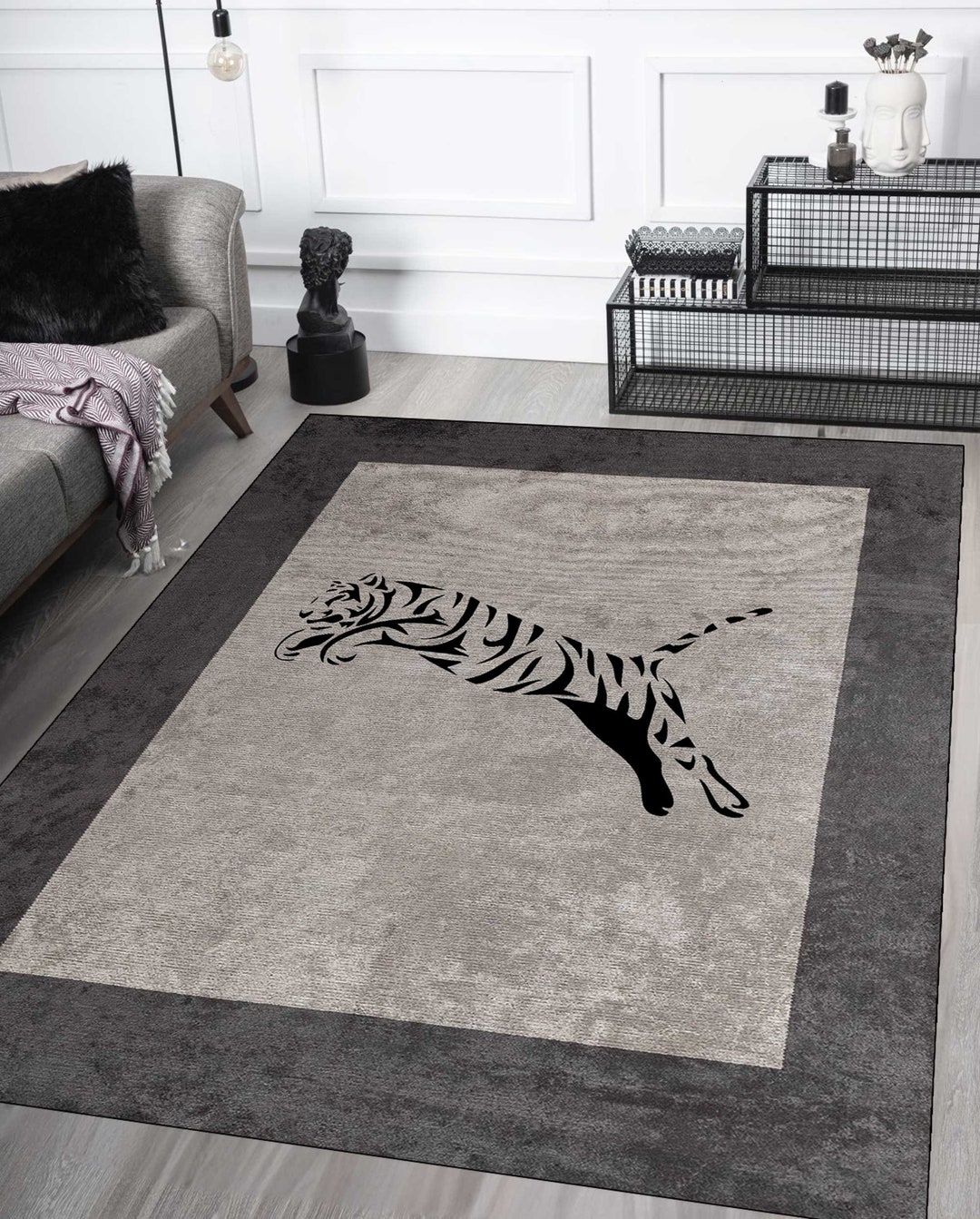 Bengal Tiger Pattern Rug,modern Art Decorative Rug,home Gift,home ...