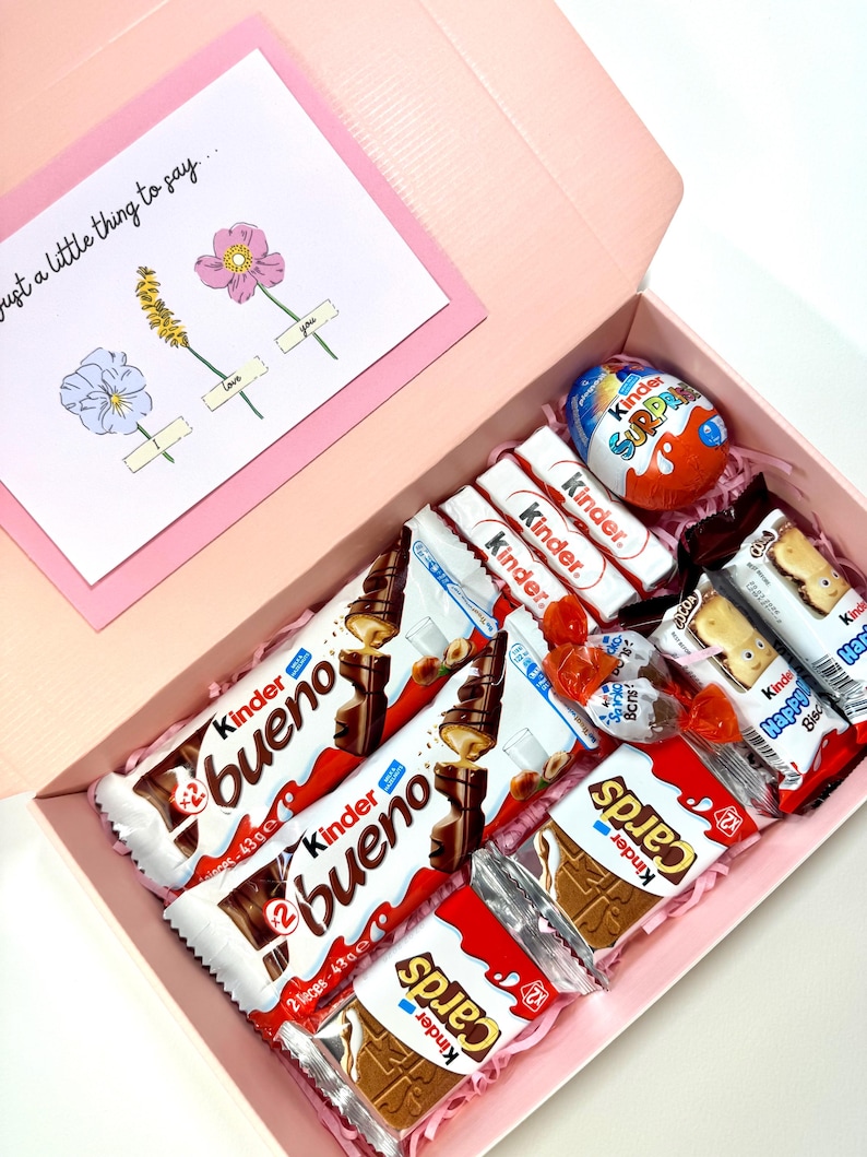 Kinder Chocolate Gift Box: Valentine’s Day, Birthday Treat, Galentine’s ...
