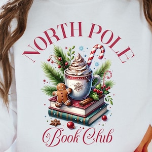 All Booked for Christmas Png, Christmas Books Png, Book Lovers Png, Christmas Teacher Png, Librarian Gift Png, North Pole Book Club Png