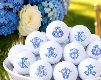 Personalized Wedding Golf Balls | Custom Monogram Guest Favors, Bulk Gifts