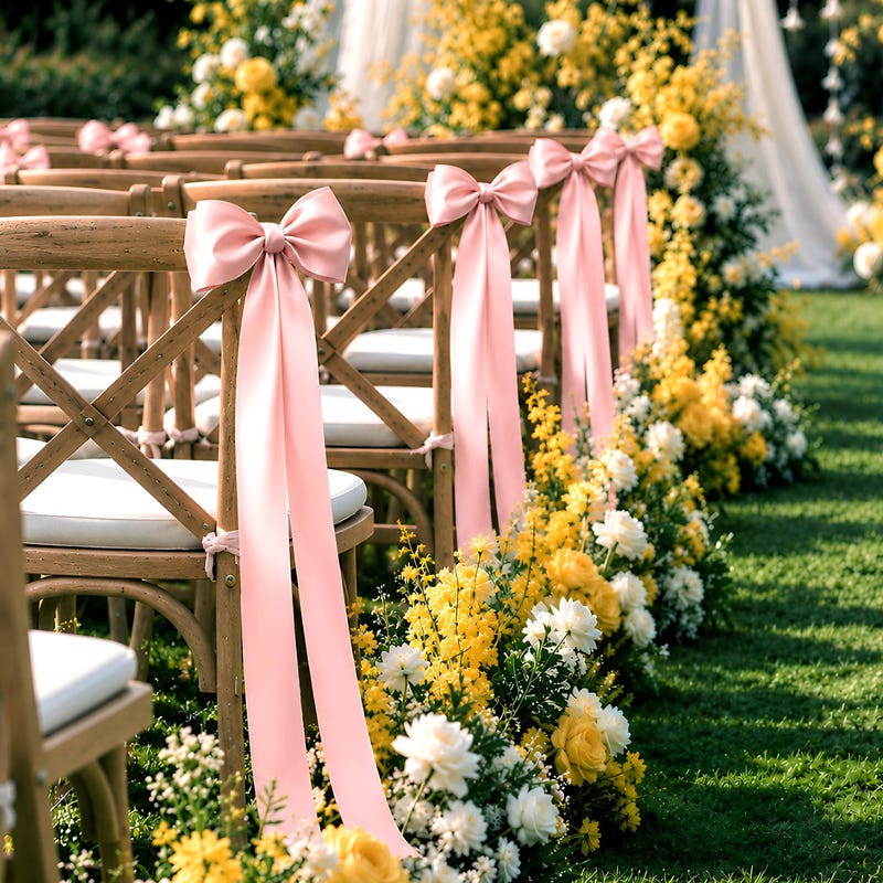 Blush Pink Aisle Bow - Etsy