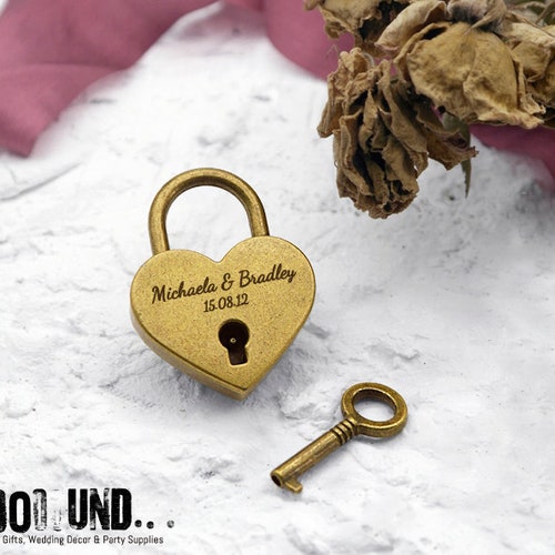 Custom Personalized Padlock Engraved Padlock Love Lock Etsy