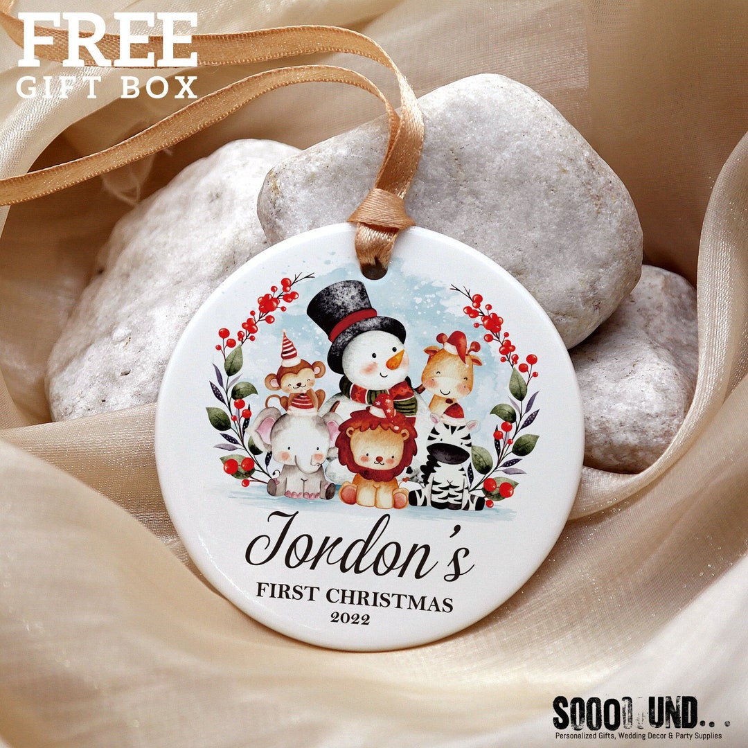 Christmas Baby's 1st Christmas Ornaments Baby's First Etsy — free download