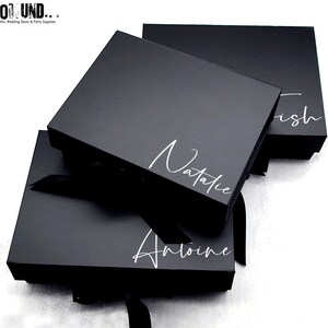 Aangepaste stalknecht geschenkverpakkingen, Will You Be My Groomsman, gepersonaliseerde stalknecht geschenkdoos met naam, geschenkverpakkingen heren, lege doos