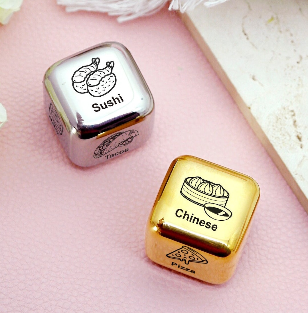 Food Takeout Dice, Food Decision Dice for Couple, Custom Unique Food