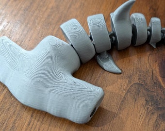3D Printed Articulated Hammerhead Shark Toy (Wobbly Shark)