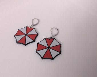 Resident Evil Umbrella Corporation Earrings