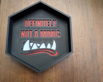 Not A Mimic Dice Tray or Key Dish
