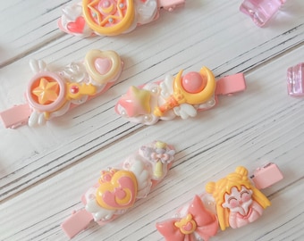 Magical Decoden Hair clip | Cute Hair accessories | Kawaii Charm