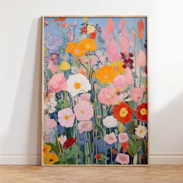 Wildflowers No.1, Cottagecore, Flowers Print, Flower Print, Flower Wall Art, Garden, Feminine