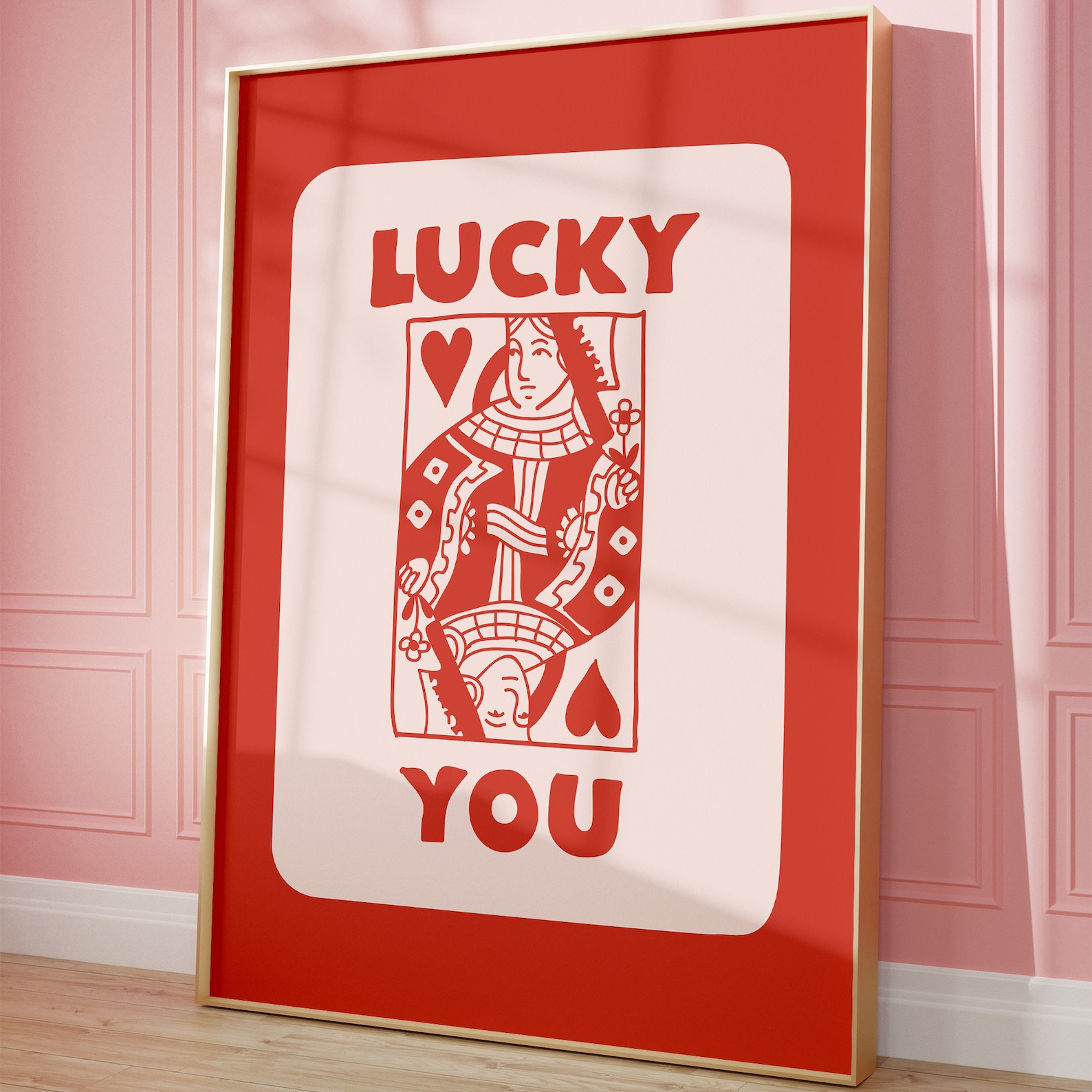 Lucky You Wall Art Lucky You Print Lucky You Poster Set of - Etsy