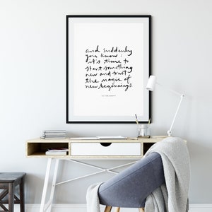 New Beginnings • PRINTABLE • INSTANT Download • Wall Art • Inspiring ...