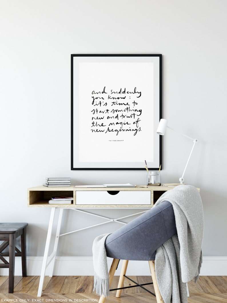 New Beginnings PRINTABLE INSTANT Download Wall Art - Etsy