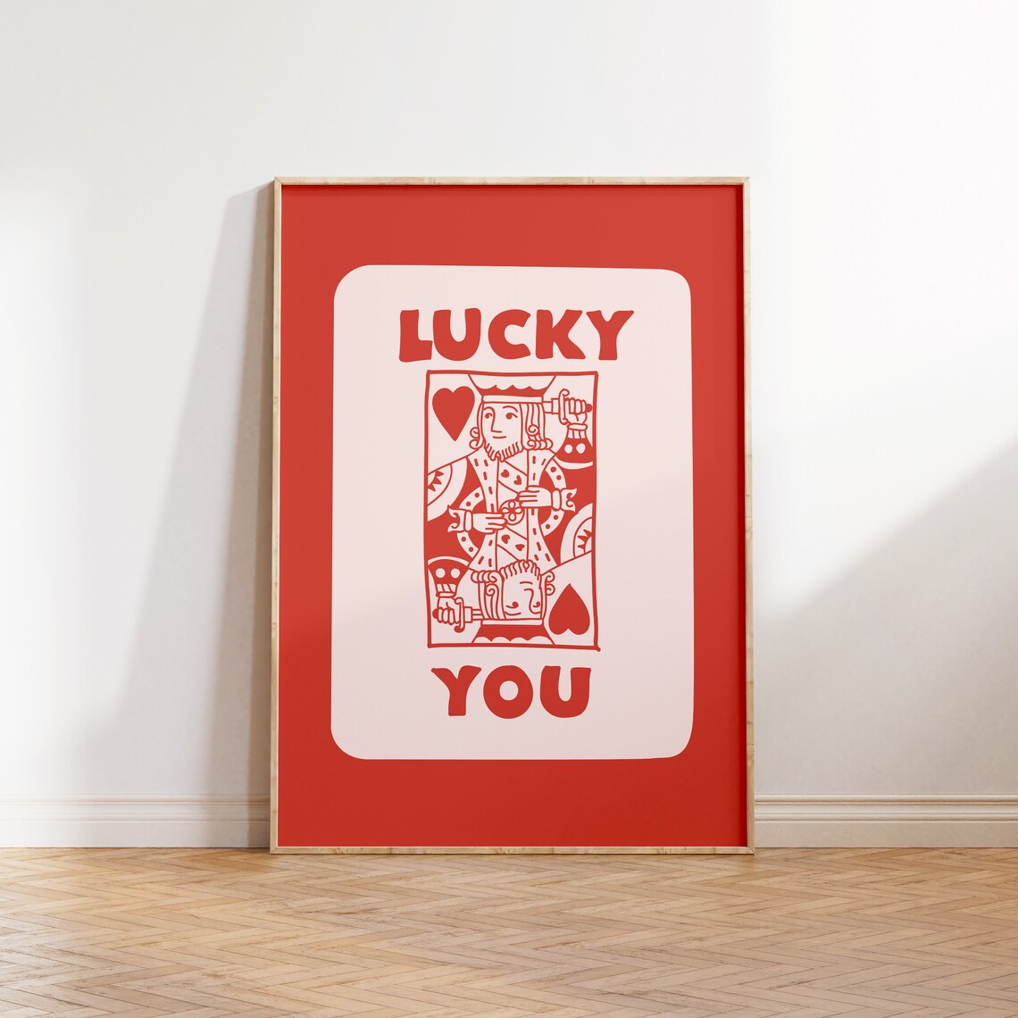 Lucky You Wall Art Lucky You Print Lucky You Poster Set of - Etsy