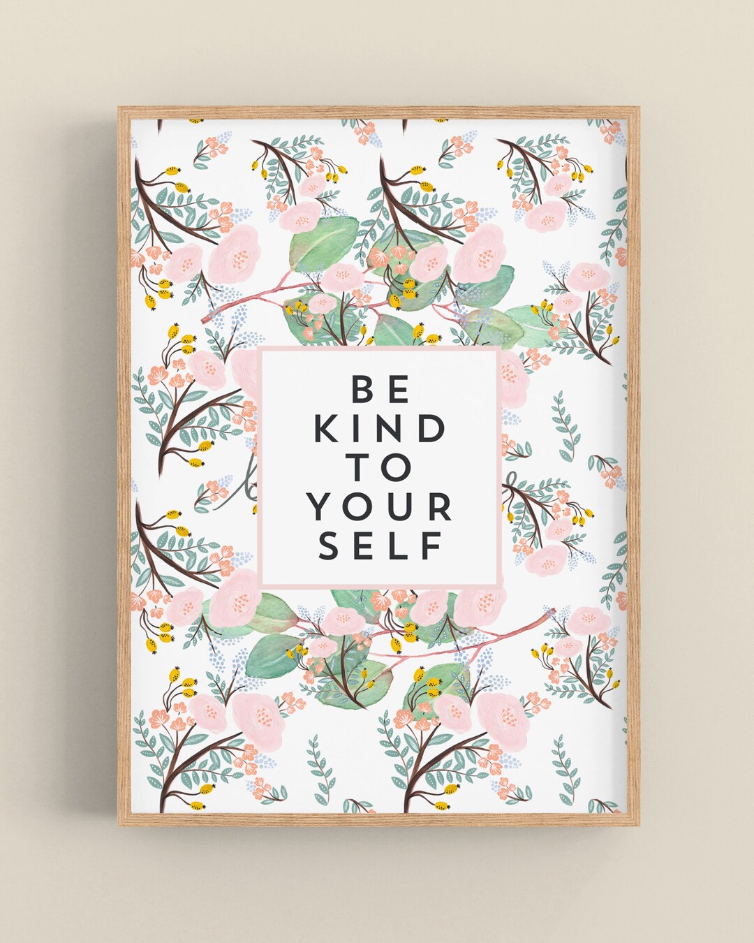 Chapters Indigo Be Kind To Yourself Canvas Print
