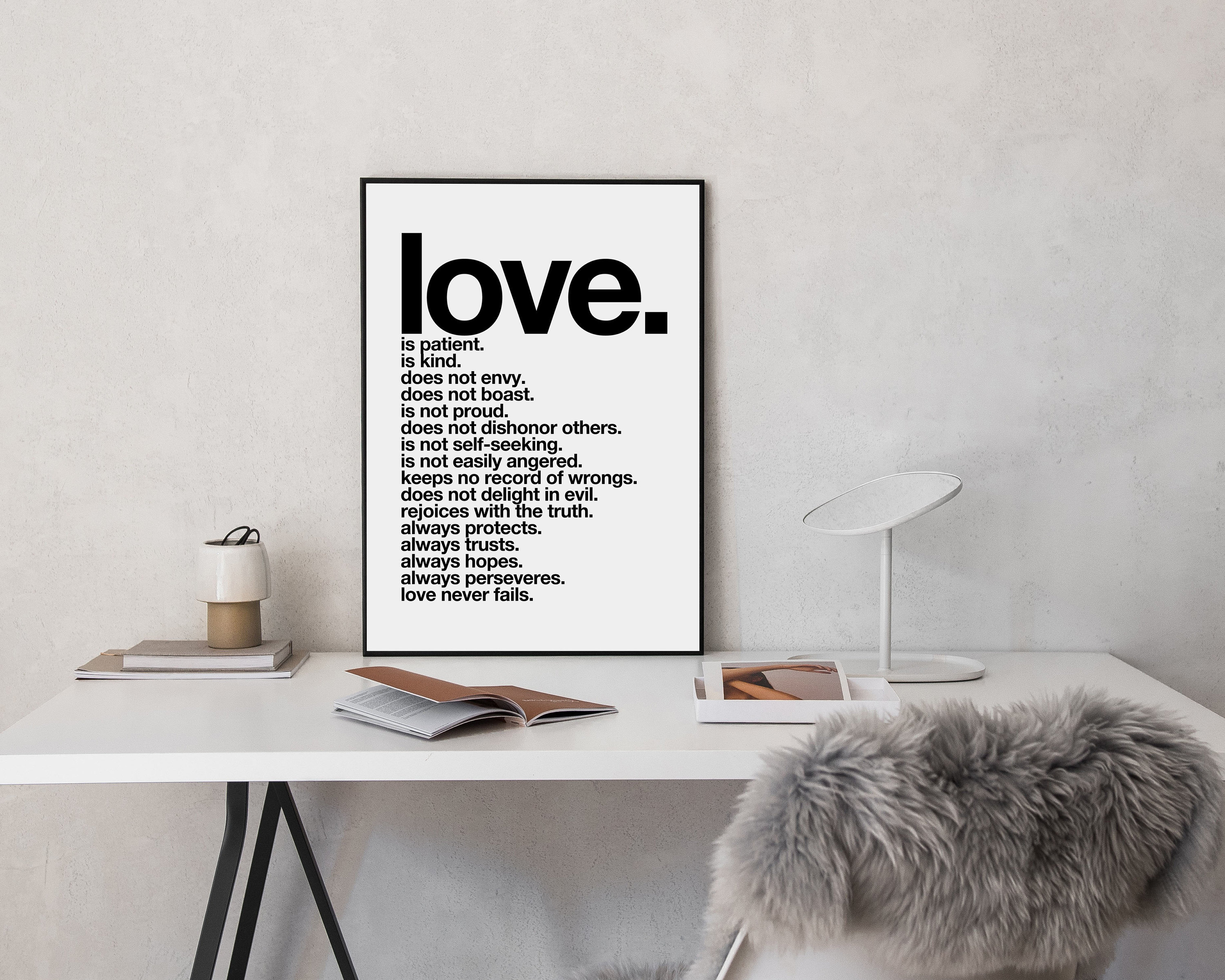 Love is Patient PRINTABLE Instant Download Digital Download Corinthians ...