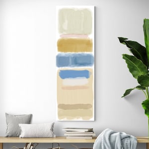 Tall Vertical Wall Art, Long Narrow Wall Art, Vertical Wall Decor, Large Wall Art Oversized Vertical, Beachy Wall Art Decor,Large Canvas Art