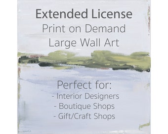 Extended License Print On Demand POD Large Framed Wall Art Home Decor For Resale Small Business Shop Owner Interior Designer Jacquie Gouveia