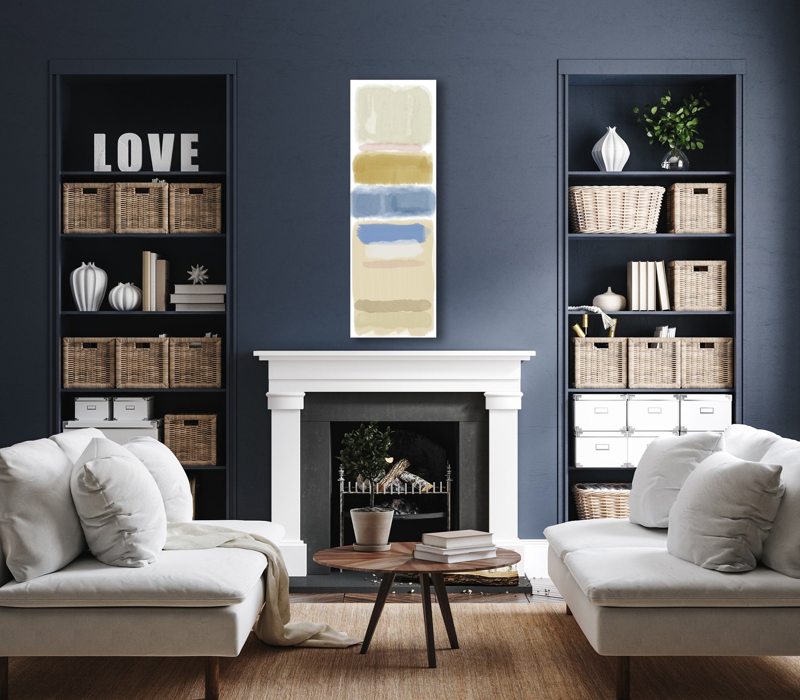 Tall Vertical Wall Art Long Narrow Wall Art Vertical Wall Etsy