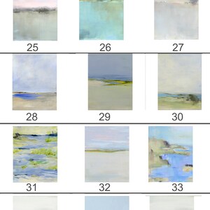 Set Of 9 16x20 Coastal Art Prints by Jacquie Gouveia, Customized Art Prints, Abstract Coastal Landscape Prints, Group of 9 Vertical Prints image 4