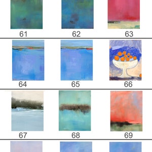 Set Of 9 16x20 Coastal Art Prints by Jacquie Gouveia, Customized Art Prints, Abstract Coastal Landscape Prints, Group of 9 Vertical Prints image 7