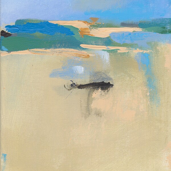 Beach Landscape Painting, Abstract Landscape, Coastal Decor, Beach Decor, Coastal Wall Art, Ocean, Seaside, Shore, Cape Cod, Cottage Decor